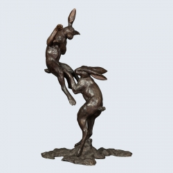 Hares Under The Moonlight
